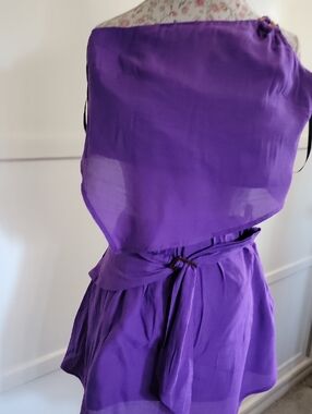 House of Harlow 1960 Vibrant Purple Strapless 2  Piece